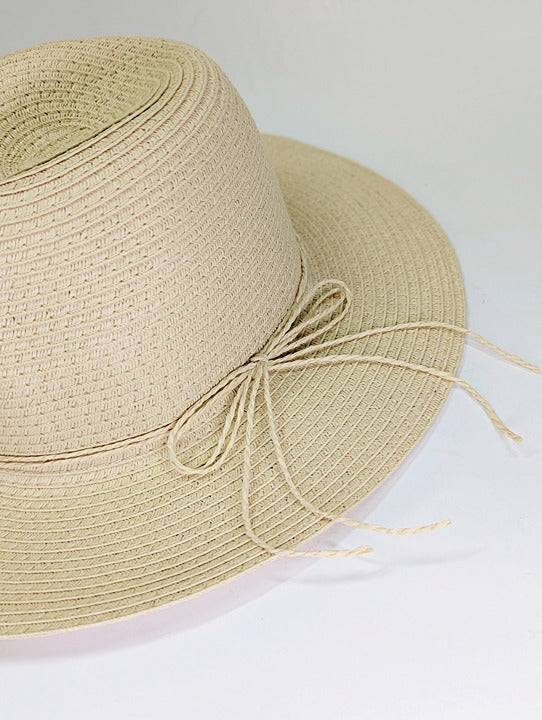 Style & Co Women's Basic Straw Panama Hat Natural O/S (MSRP $39)