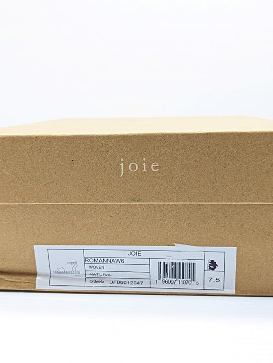 Joie Romanna Women's Ankle Strap Platform Sandals Natural Size 7.5 (MSRP $228)