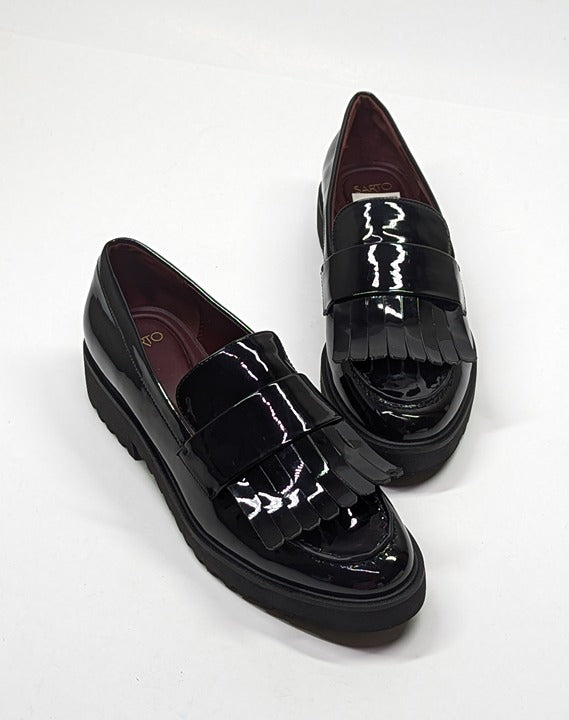 Franco Sarto Women's Calista Black Classic Loafer Size 9 (MSRP $140)