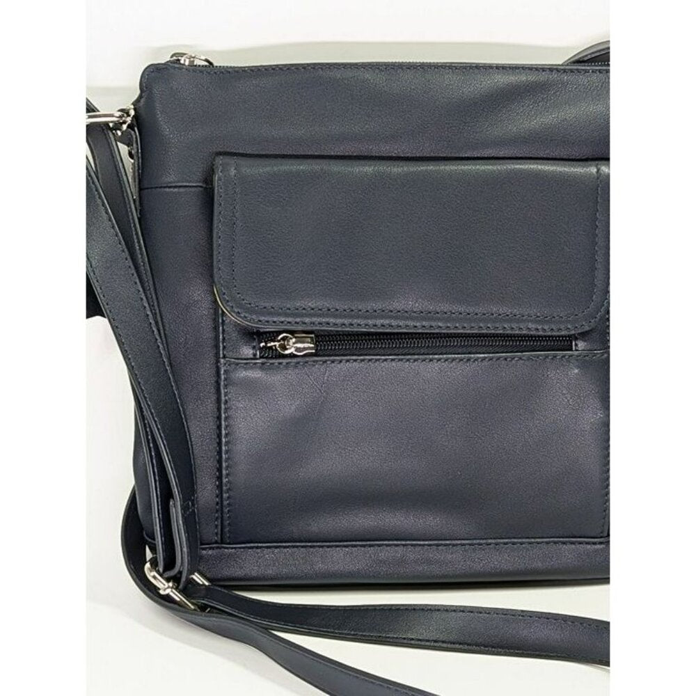 Giani Bernini Venice Women's Nappa Crossbody in Dark Navy (MSRP $100)