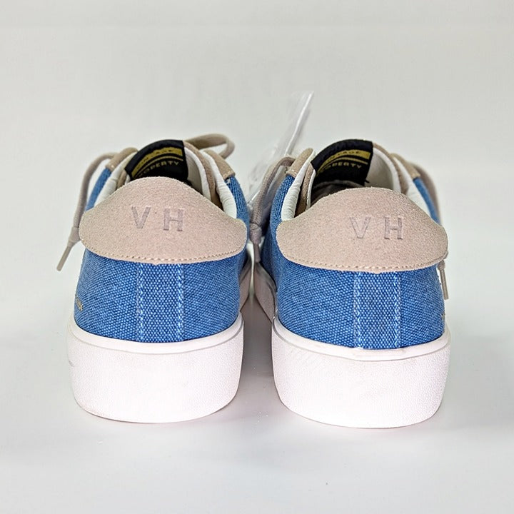 NWOB Vintage Havana Dalia Womens Denim Multi Leather Sneakers Size 8.5 MSRP $150