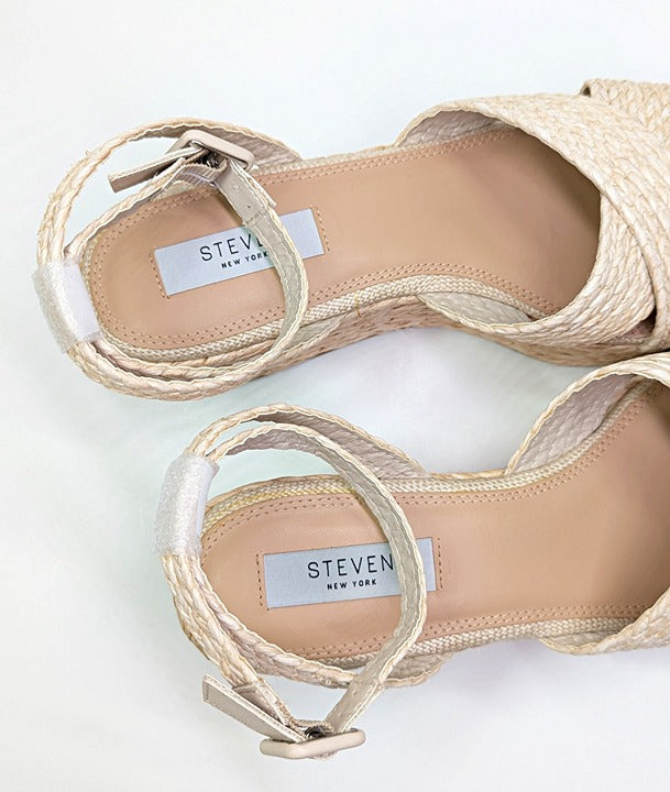 NWOB Steven New York Ramey Espadrille Platform Wedge Sandal Size 10 (MSRP $130)