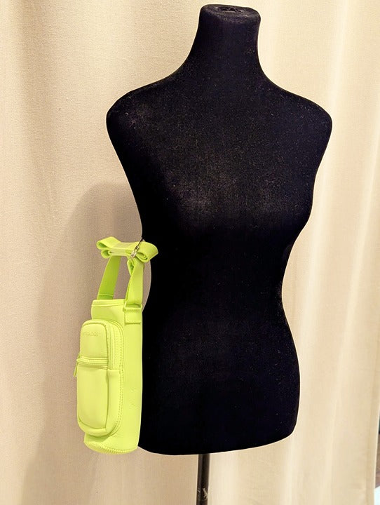 MYTAGALONGS Lime Green Water Bottle Mini Crossbody Bag (MSRP $30)
