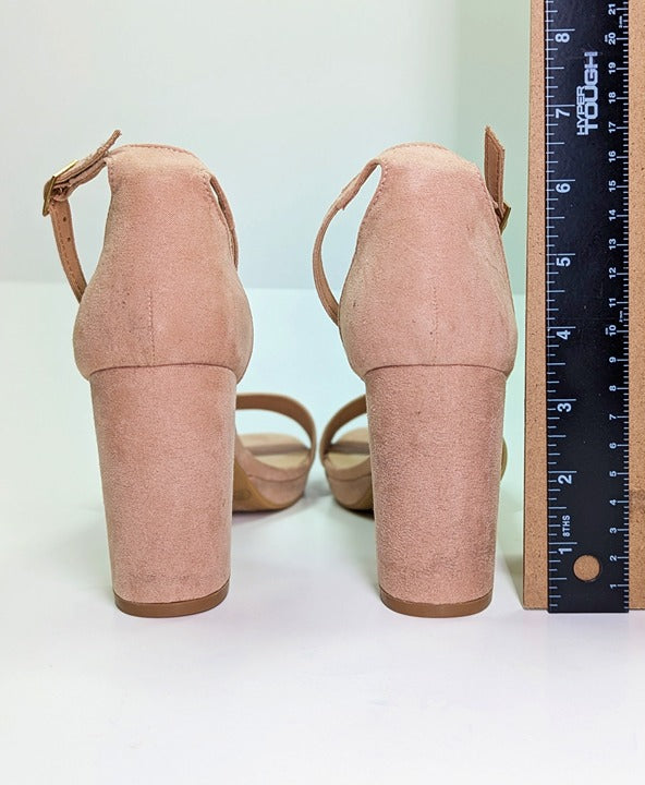 Chinese Laundry Women's Teri Micro Suede Dark Nude Size 10 (MSRP $90)