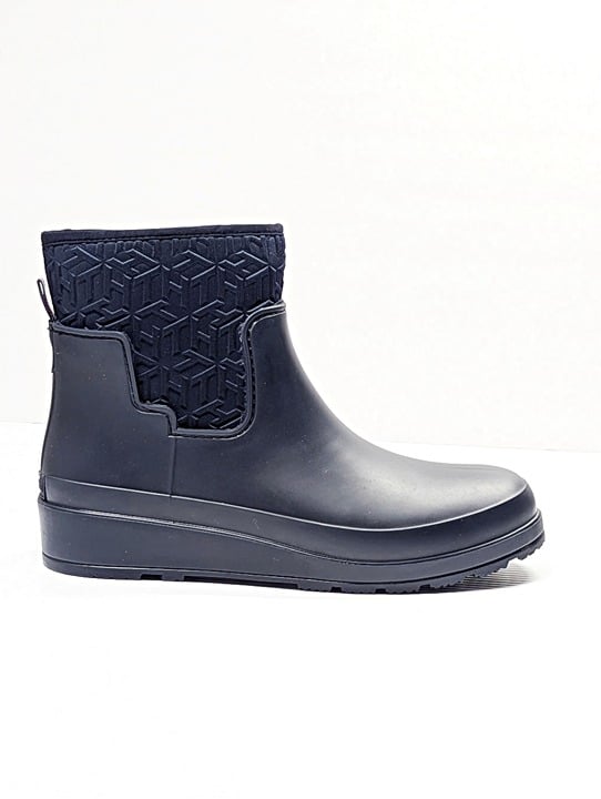 Tommy Hilfiger Women's Benio Waterproof Rain Boots Dark Blue Size 10 (MSRP $99)