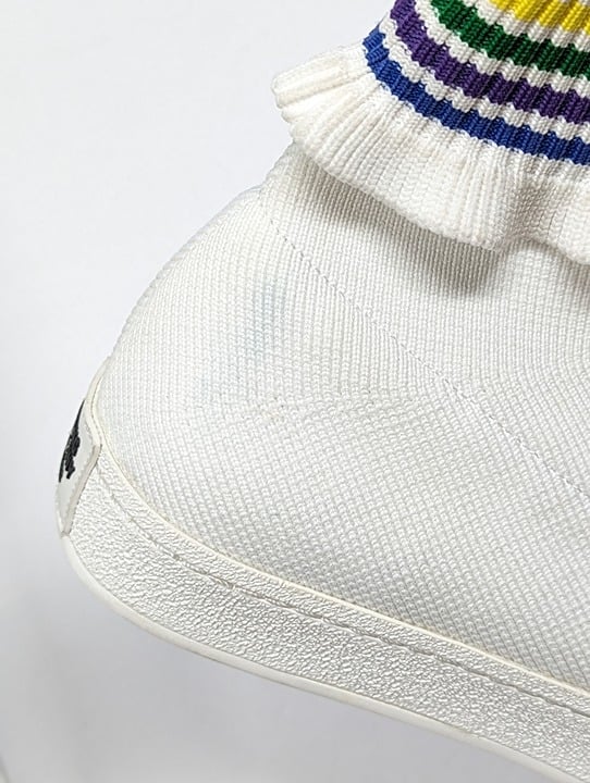 Opening Ceremony Women's Bobby Ruffled Sock Slip-On Sneakers Size 37 (MSRP $250)