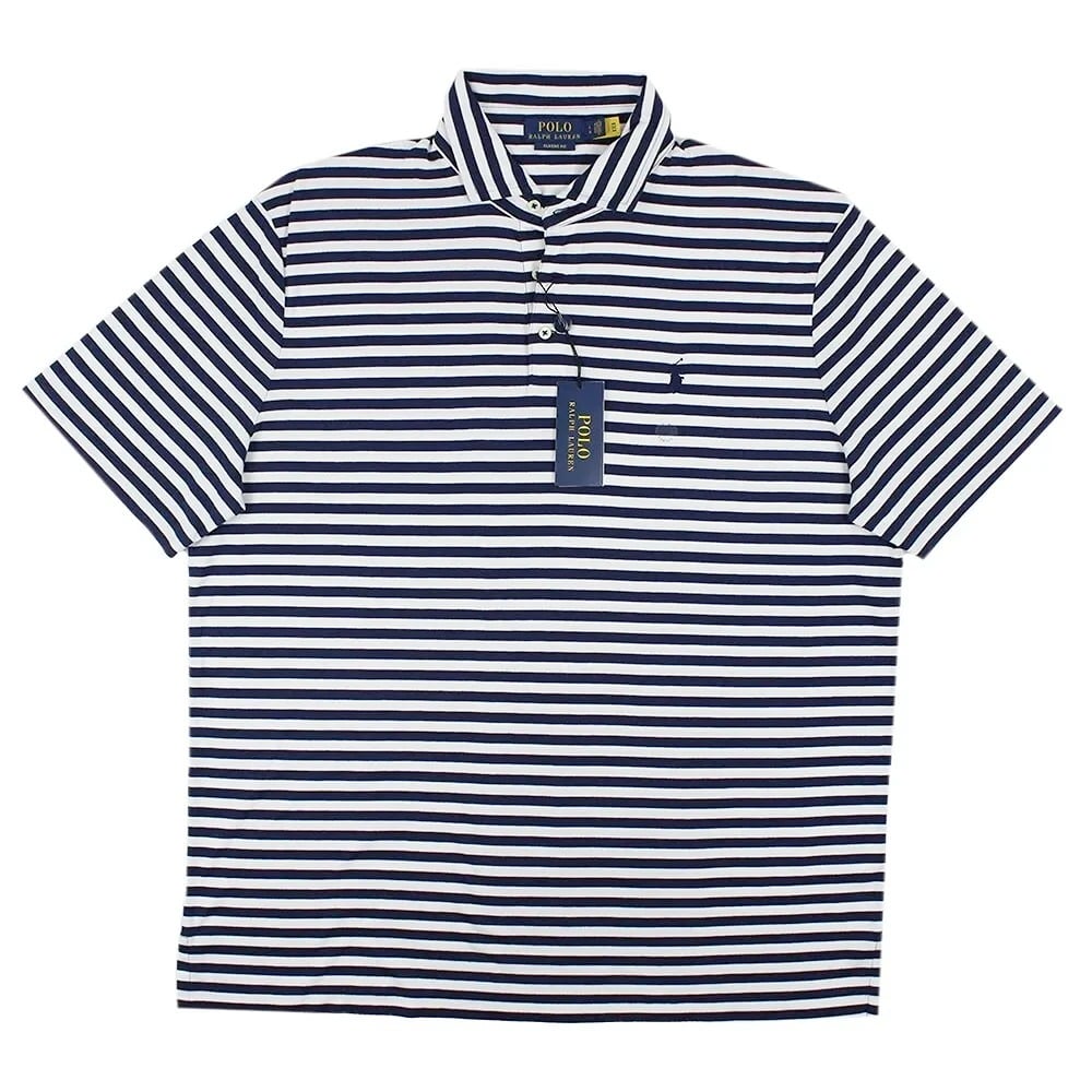 Polo Ralph Lauren Men's Classic Fit Striped Cotton Polo Navy Size XXL MSRP $115