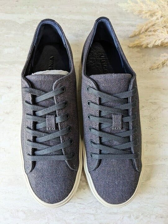 Vince Heaton Women's Blue Coastal Fabric Sneaker Size 6.5 M (MSRP $230)