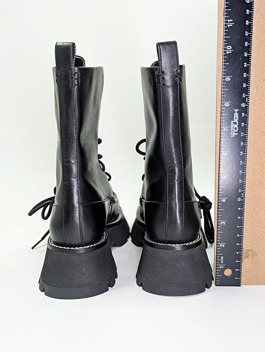 3.1 Phillip Lim Women's Kate Platform Combat Boots Size 37.5 (MSRP $650)