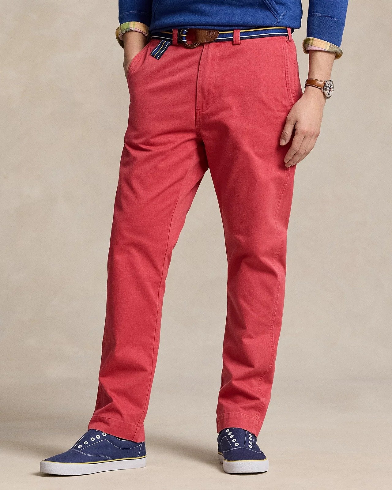 Polo Ralph Lauren Men's Stretch Straight Fit Chino Red Size 40 x 32 (MSRP $138)