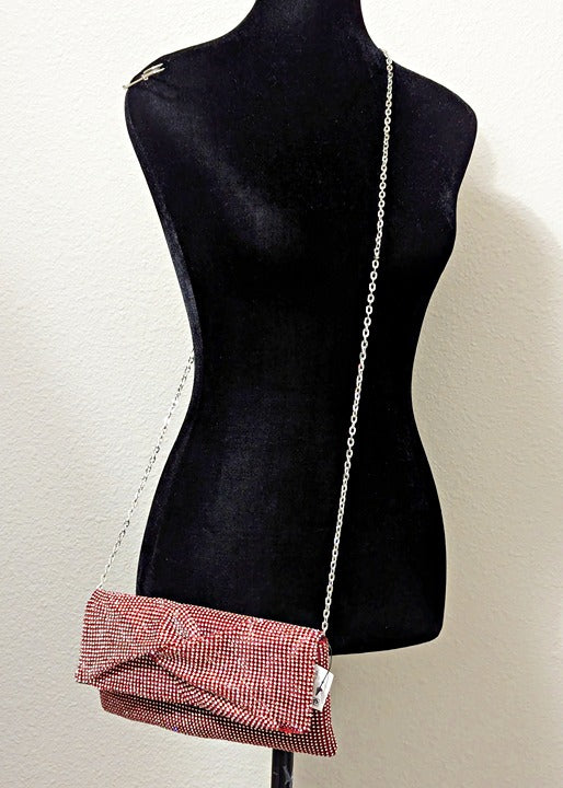 I.N.C. International Concepts Hether Twist Diamond Mesh Crossbody (MSRP $70)
