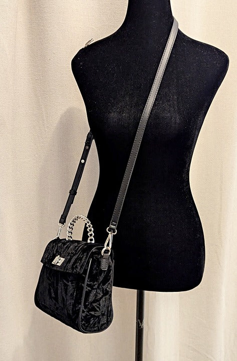 I.N.C. International Concepts Emiliee Velvet Mini Top Handle Handbag (MSRP $90)