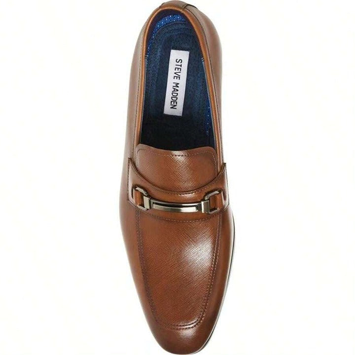 NWOB Steve Madden Shylo Men's Brown Leather Loafer Size 13 (MSRP $80)