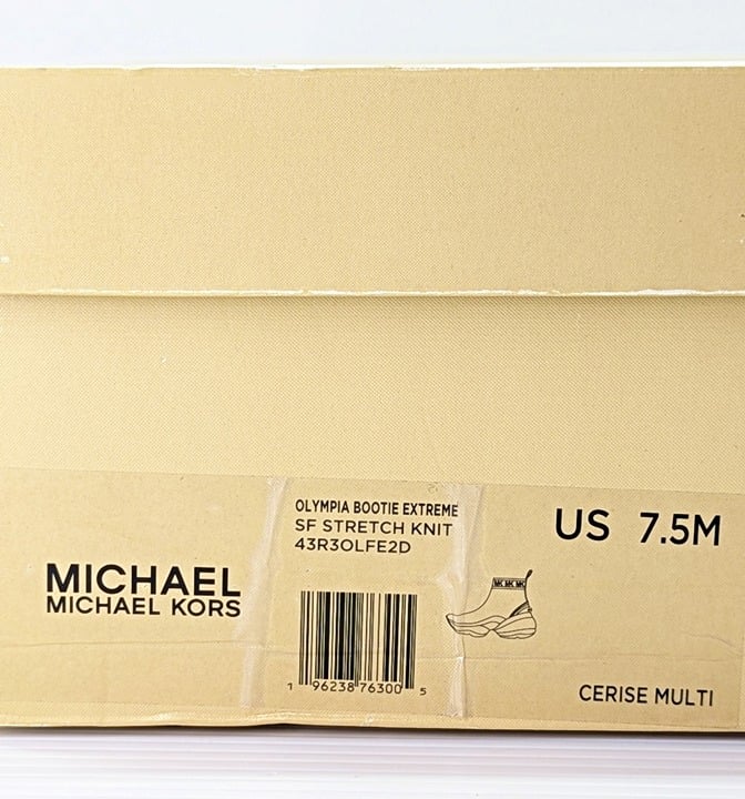 Michael Kors Women's Olympia Extreme Sock Bootie Sneakers Size 7.5 (MSRP $278)