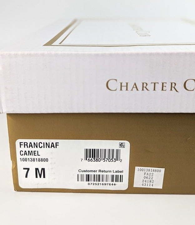 Charter Club Francina Dress Pumps Camel Brown Suede Size 7 M (MSRP $80)