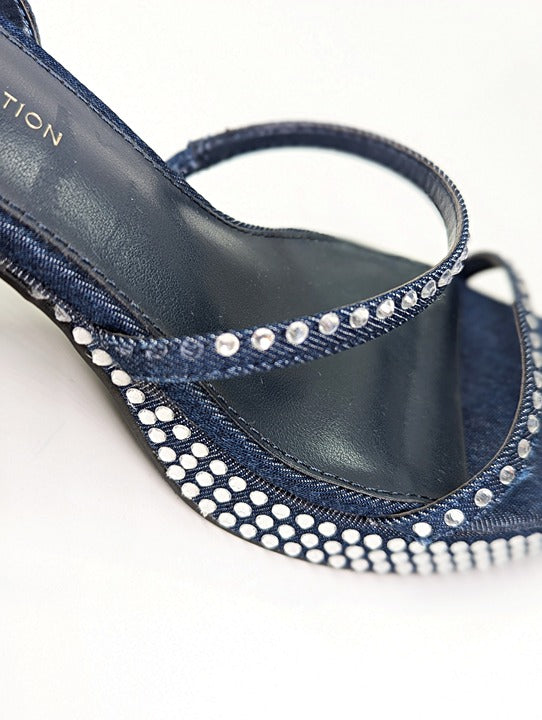 BCBGeneration Lissena-2 Women's Rhinestones Platform Sandal Size 7.5 MSRP $109