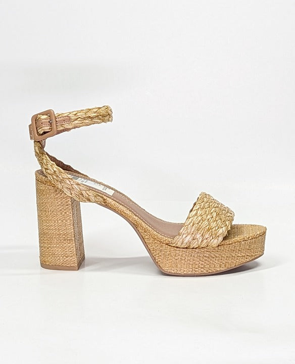 Chinese Laundry Truett Women's Ankle Wrap Platform Sandal Size 10 (MSRP $90)