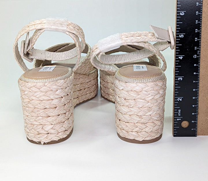 NWOB Steven New York Ramey Espadrille Platform Wedge Sandal Size 10 (MSRP $130)