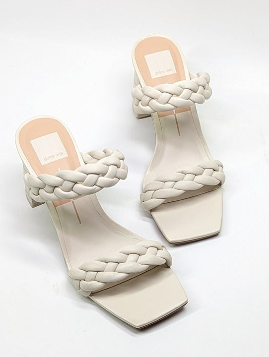 Dolce Vita Women's Paily Ivory Heel Sandals Size 8.5 (MSRP $125)