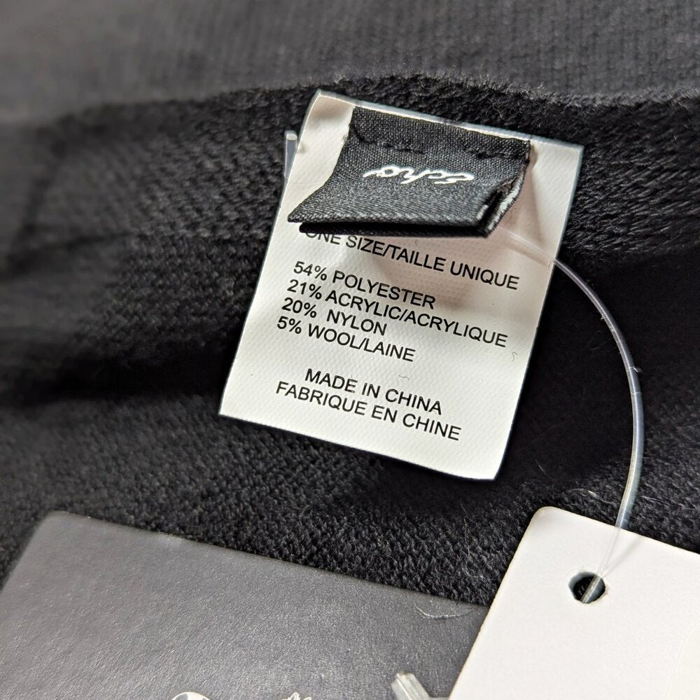 Echo Design Women's Black Scarf 25"x74" (MSRP $59)
