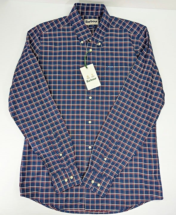 Barbour Harthope Men's Cotton Tailored Fit Button Down Shirt Size S (MSRP $100)