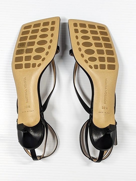 Bottega Veneta Women's Stretch Ankle Strap Kitten Heel Sandals Sz 36.5 MSRP $990
