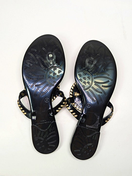 Jack Rogers Georgica Women's Jelly Camouflage Thong Sandals Size 9 (MSRP $60)