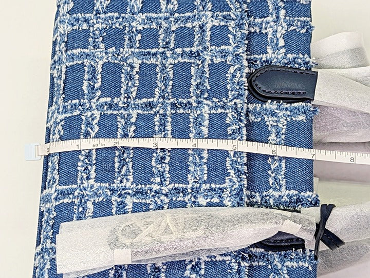 Michael Kors Gigi Small East West Messenger in Blue Denim (MSRP $328)