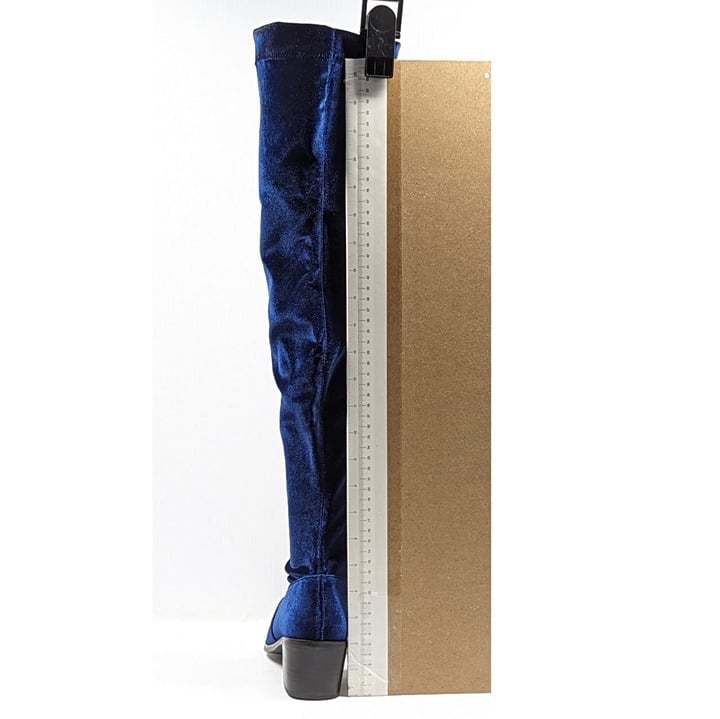 Sol Sana Women's Bianca Over-the-knee Boots Navy Velvet Size 39 EU (MSRP $180)