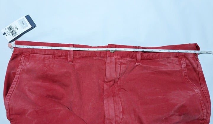 Polo Ralph Lauren Men's Straight Fit Garment Dyed Pants Red Size 40 (MSRP $198)