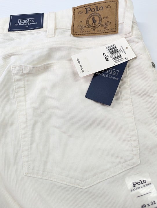 Polo Ralph Lauren The Sullivan Slim Fit Stretch Corduroy Pants 40 x 32 MSRP $248