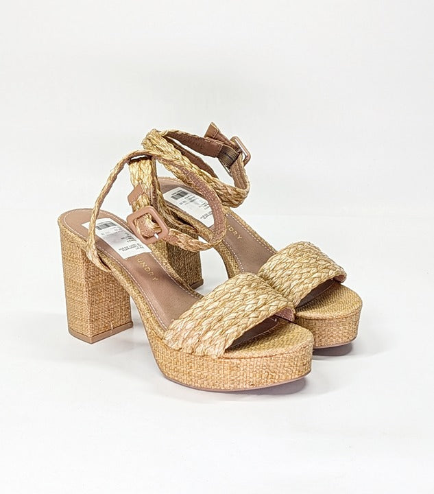 Chinese Laundry Truett Women's Ankle Wrap Platform Sandal Size 8.5 (MSRP $90)