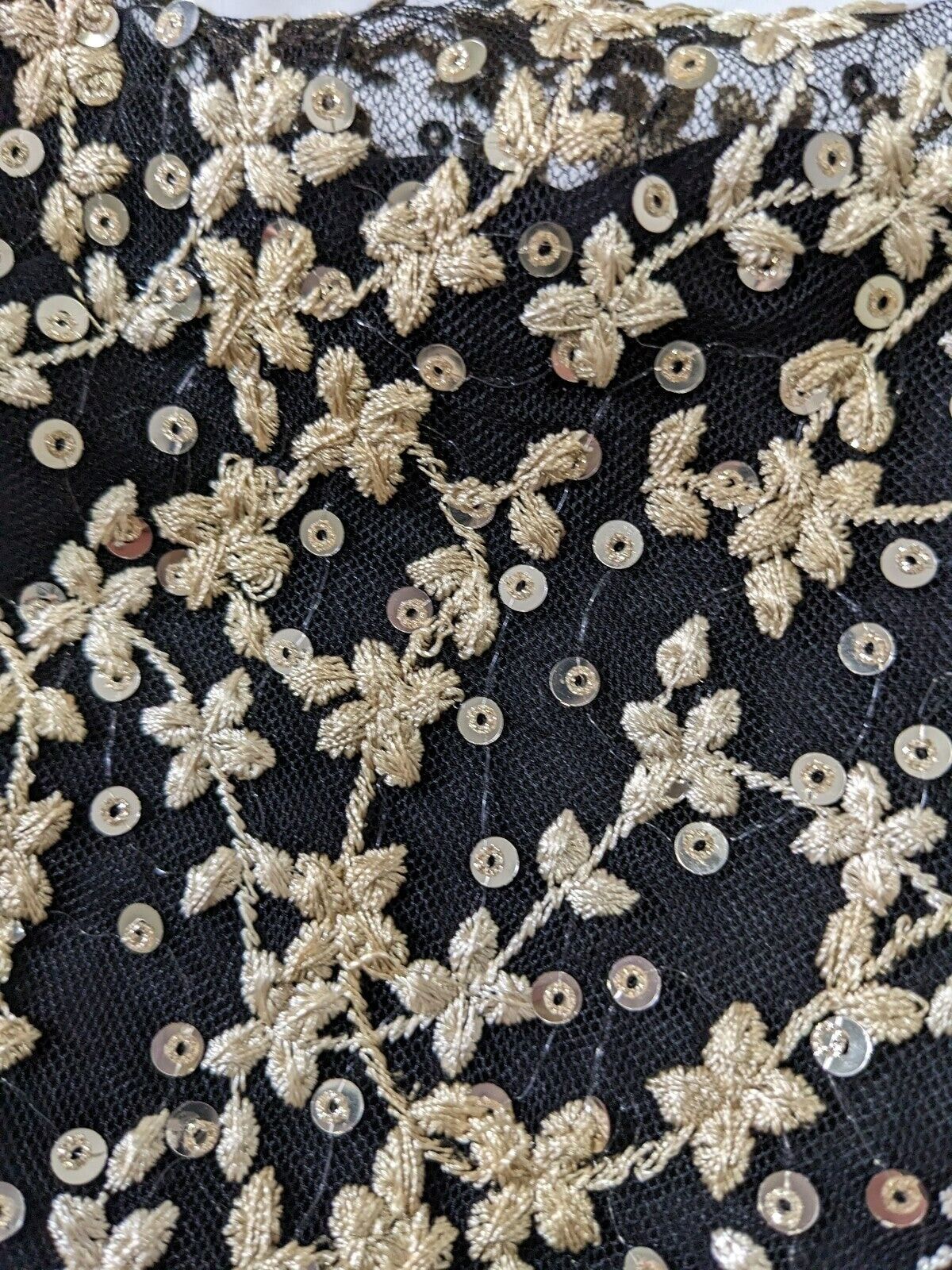 Lauren Ralph Lauren Women's Dress Flower Sparkling Size 6 (MSRP $265)
