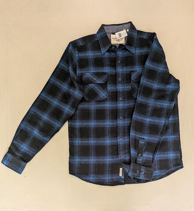 Weatherproof Vintage Men's Unlined Shirt Jacket Navy Size M (MSRP $80)