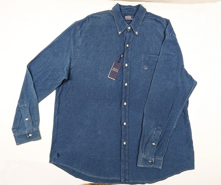 Polo Ralph Lauren Men's Cotton Chambray Button-Down Shirt Size XXL (MSRP $168)