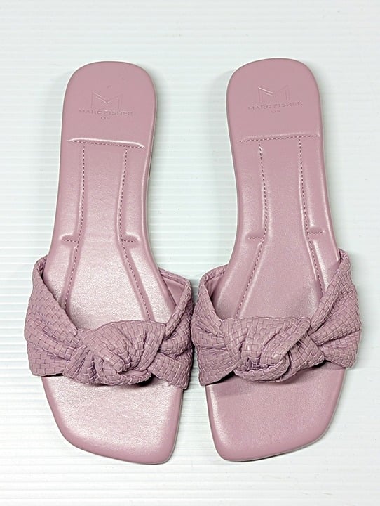 Marc Fisher LTD. Women's Marlon Slip On Woven Slide Sandals Size 7 (MSRP $130)