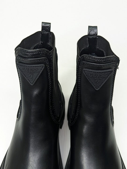Guess Women's Yesses Signature Black Chelsea Booties Size 7.5 (MSRP $80)