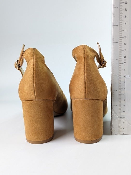 Charter Club Francina Dress Pumps Camel Brown Suede Size 7 M (MSRP $80)