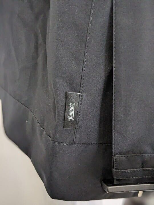 Herno Women's Black Laminar Double Breasted Trench Coat Size 46 MSRP $1,075
