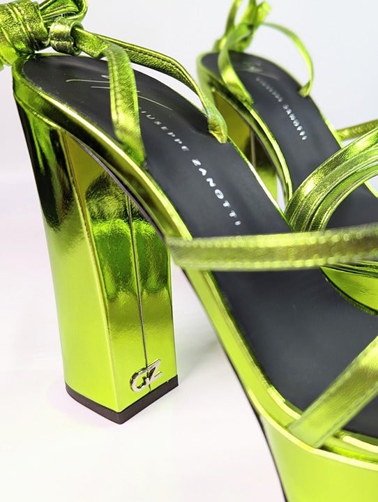 Giuseppe Zanotti Blasvegas Women's Gladiator 120mm Sandals Size 38 (MSRP $995)