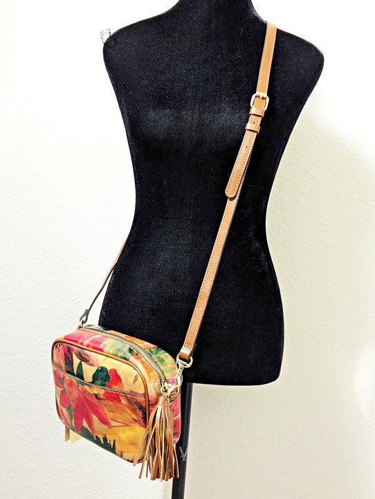 Patricia Nash Josie Women's Small Leather Crossbody Bag (MSRP $169)