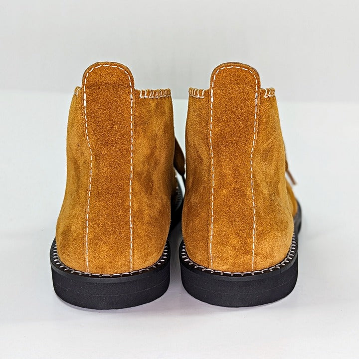 Wales Bonner Men's Studded Calf Suede Desert Studs Boots Size 43 (MSRP $1,050)