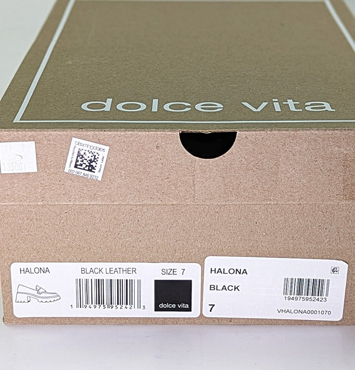 Dolce Vita Halona Women's Classic Loafer Chunky Lug Sole Size 7 (MSRP $130)