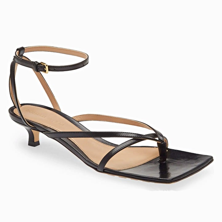 Bottega Veneta Women's Stretch Ankle Strap Kitten Heel Sandals Sz 36.5 MSRP $990