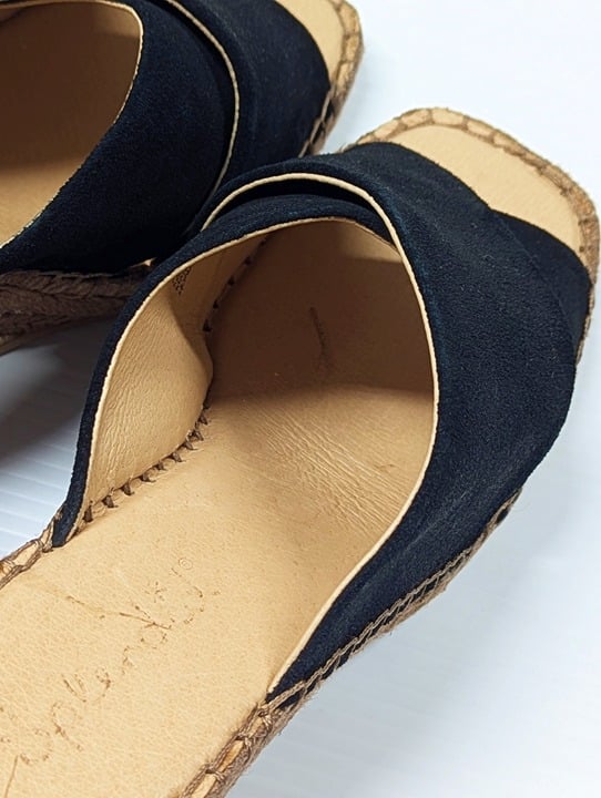 Splendid Women's Britt Square Toe Strap Espadrille Wedge Sandal Size 8 MSRP $150