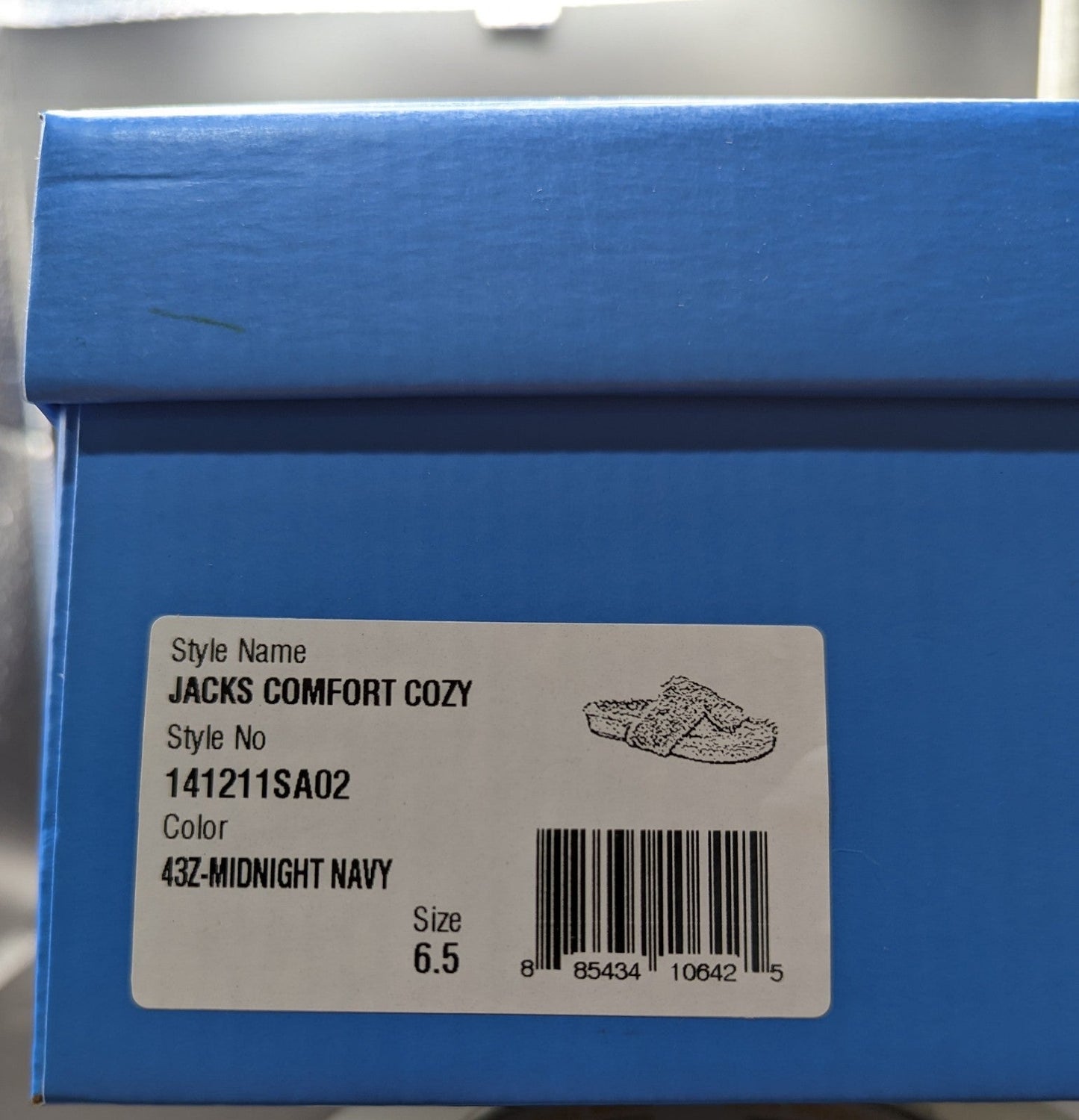 Jack Rogers Women's Jack Comfort Cozy Midnight Blue Size 6.5 (MSRP $118)
