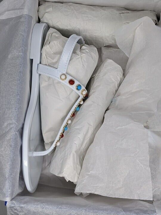 STUART WEITZMAN Women's Charm Strap Slingback Jelly Sandals Size 5 MSRP $195