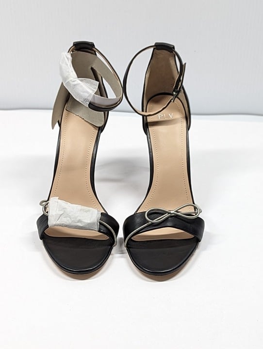 Pour La Victoire Women's Elanna Black Leather Heel Size 11 M (MSRP $225)