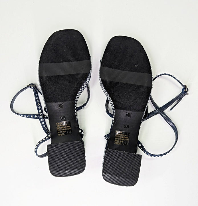 BCBGeneration Lissena-2 Women's Rhinestones Platform Sandals Size 8.5 MSRP $109