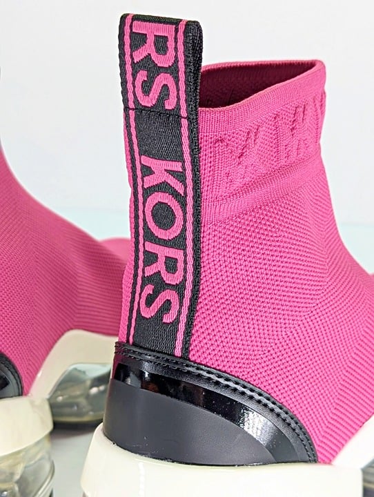 Michael Kors Women's Olympia Extreme Sock Bootie Sneakers Size 7.5 (MSRP $278)